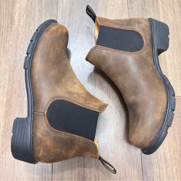 Blundstone antique Brown Chelsea women’s heel Boots - Picture 4 of 9